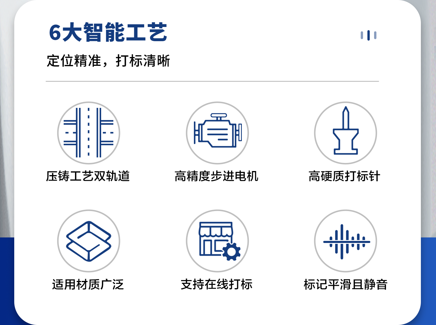 打標(biāo)機(jī) 新光打標(biāo)機(jī)電磁打標(biāo)機(jī) 點(diǎn)針式打標(biāo)機(jī) 電動(dòng)打標(biāo)機(jī) 在線打標(biāo)機(jī) 專業(yè)定制 一站式自動(dòng)化解決方案