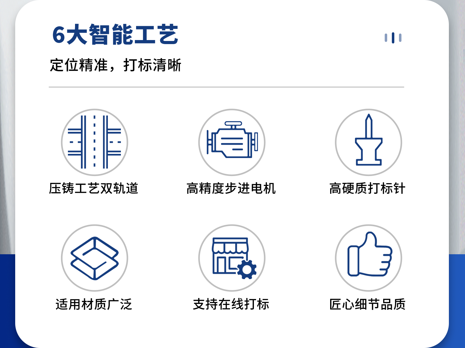 打標(biāo)機(jī) 新光打標(biāo)機(jī)電磁打標(biāo)機(jī) 點(diǎn)針式打標(biāo)機(jī) 電動(dòng)打標(biāo)機(jī) 在線打標(biāo)機(jī) 專業(yè)定制 一站式自動(dòng)化解決方案